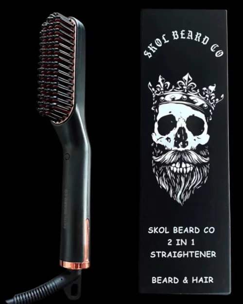 Skol Beard Co Beard/Hair Straightener – 2 in 1